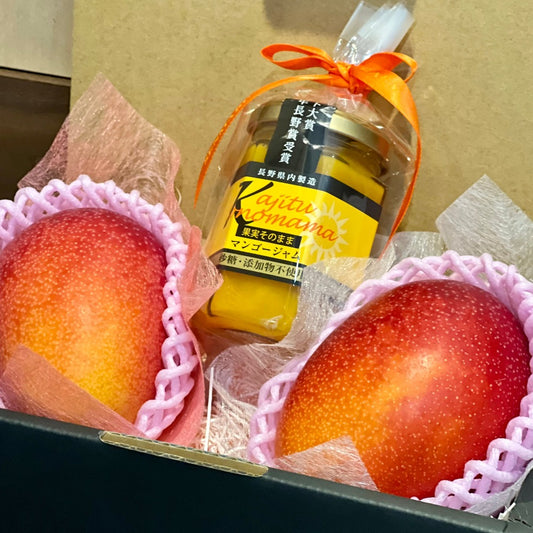 宮崎県産完熟ミニマンゴー&マンゴージャムセット