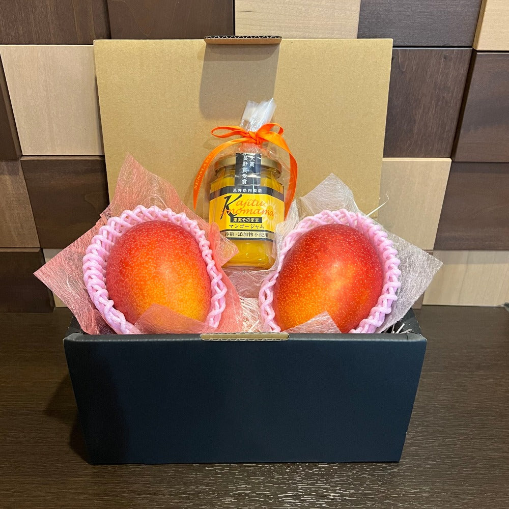 【送料込み】宮崎県産完熟ミニマンゴー&マンゴージャムBOX